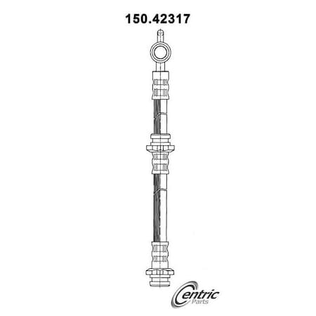 Centric Parts Brake Hose, 150.42317 150.42317